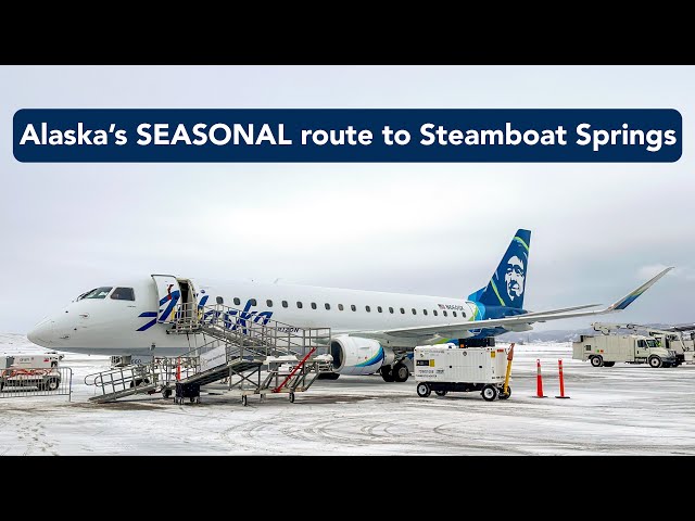 TRIP REPORT | Alaska Airlines (Main Cabin) | Seattle to Hayden/Steamboat Springs | Embraer E175