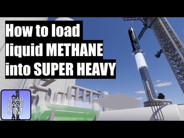 How to load METHANE into Super Heavy booster of Starship