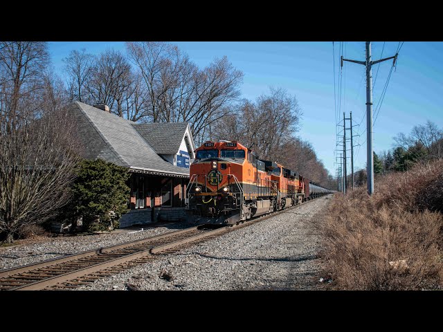 BNSF B trains and more on CSX's Riverline in early March 3/3/24