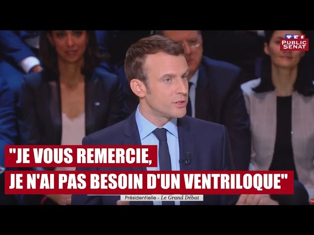 Macron à Le Pen : « je vous remercie, je n'ai pas besoin d'un ventriloque »