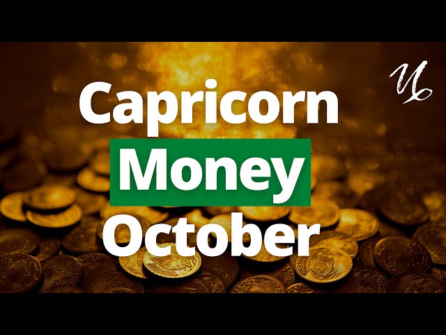 CAPRICORN - "Events are IN MOTION For You! WOW!" October Career and Money Tarot Reading