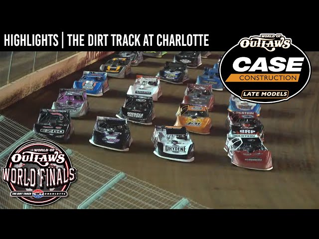 World of Outlaws CASE Late Models | The Dirt Track at Charlotte | Nov. 4, 2023 | HIGHLIGHTS