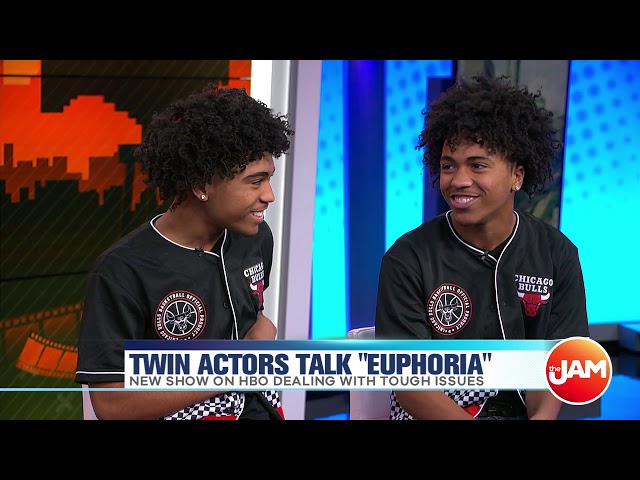 Chicago twin actors talk "Euphoria" on HBO