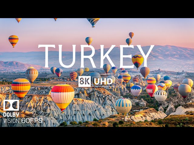TURKEY 8K Video Ultra HD With Soft Piano Music - 60 FPS - 8K Nature Film