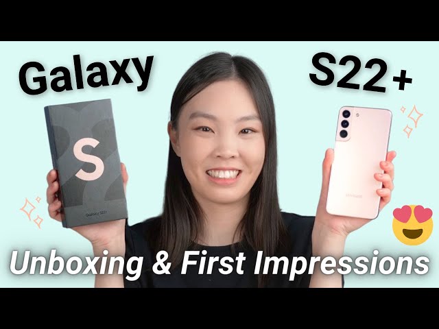 SAMSUNG GALAXY S22 PLUS Unboxing & IN-DEPTH First Impressions