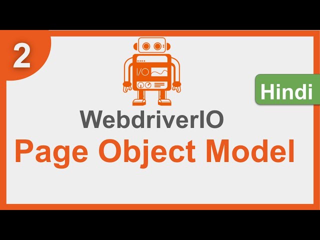 WebdriverIO | Page Object Model | Hindi