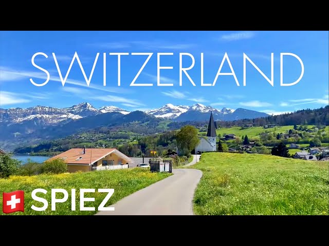 Spiez🇨🇭Driving in Switzerland || Travel 4K