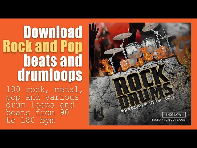 Rock and Pop Drum Loops and Beats