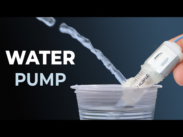 DIY Water pump at home from the motor