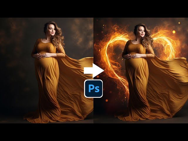 Ignite Your Creativity: Photoshop Burning Heart Tutorial | Free Valentines Overlays