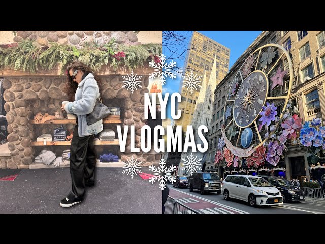 NYC VLOGMAS! Gingerbread Competition with Nii, NEW Diamonds etc...