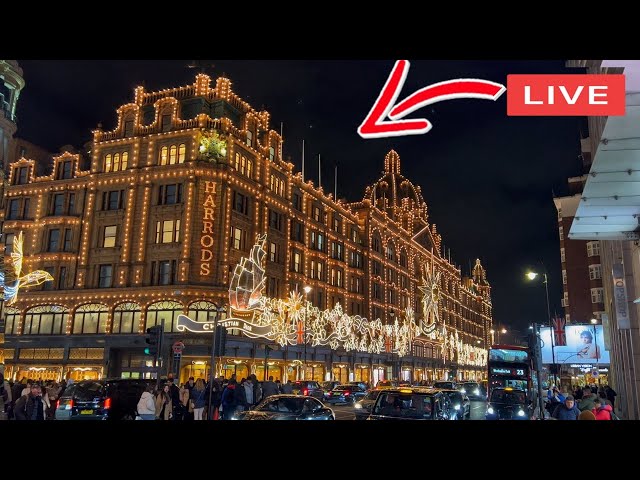 Live in Central London | Harrods Christmas Shopping