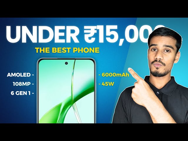 Top 5 BEST Phones under ₹15,000 | Camera and Gaming Phones | 2024
