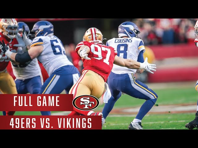 49ers vs. Vikings | NFC Divisional Round | Full Game