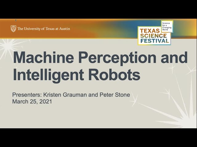 Machine Perception and Intelligent Robots