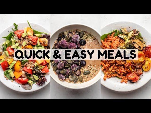 What I Eat in a Day: Quick & Easy Vegan Meals