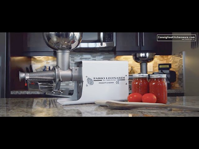 Fabio Leonardi The World's Best Tomato Milling & Meat Grinder Machines