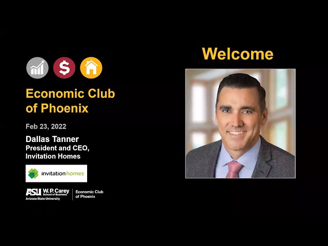 Economic Club of Phoenix - Dallas Tanner of Innovation Homes