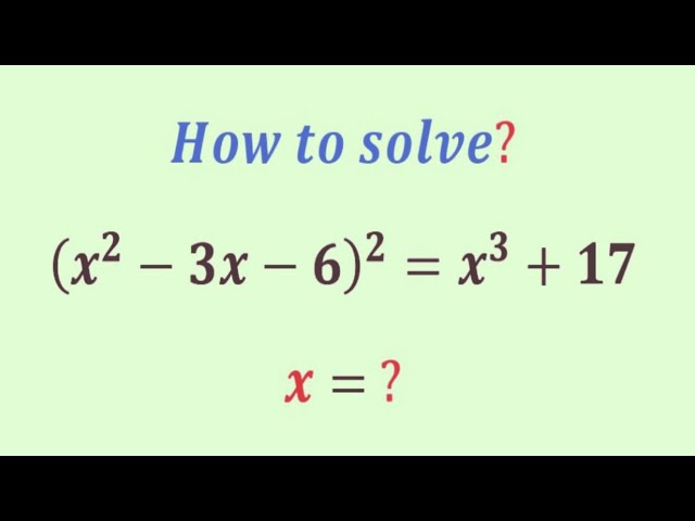 How to solve  this  nice math exponential algebra problem | Olympiad Question | x=?