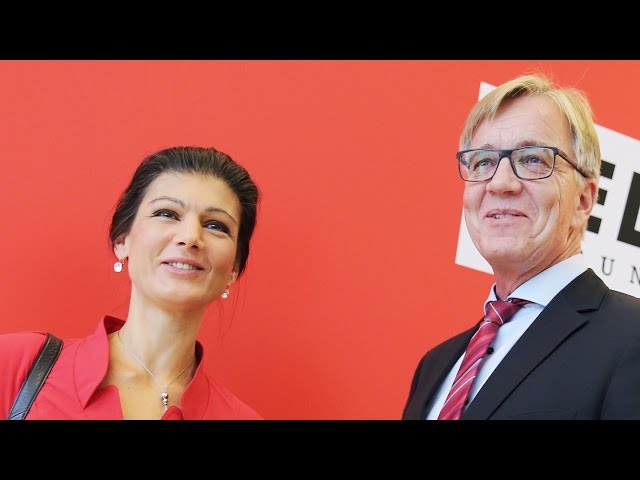 Sahra Wagenknecht und Dietmar Bartsch LINKE-Spitzenkandidaten im Bundestagswahlkampf 2017