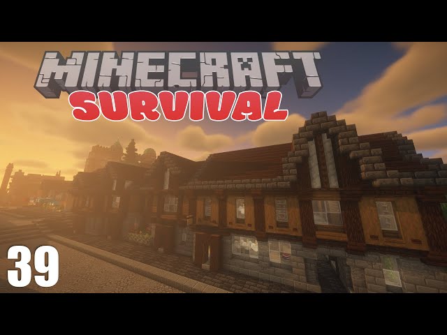 Tudor(ish) Houses - Episode 39 - Minecraft Survival