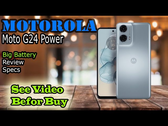 Motorola Moto G24 Power - 6000mAh Battery - Under 10,000
