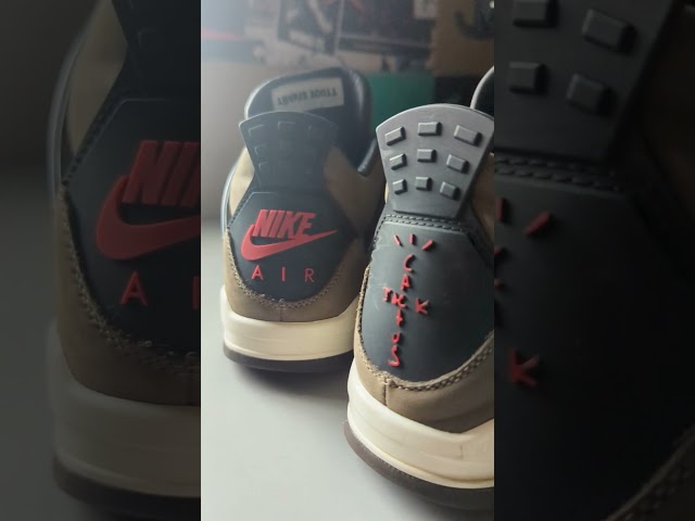 Check Out the Details on Travis Scott AJ4 Mocha/Brown! // Short // #travisscott #kotd #sneakers