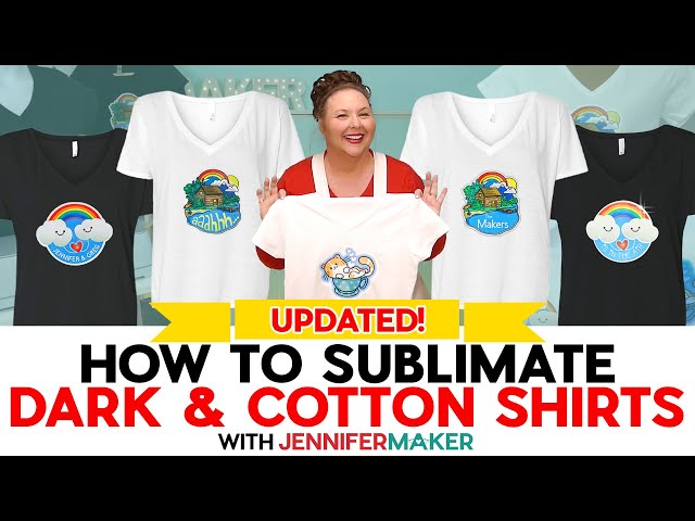 How To Sublimate Dark And Cotton T-Shirts - Updated For Lasting Results