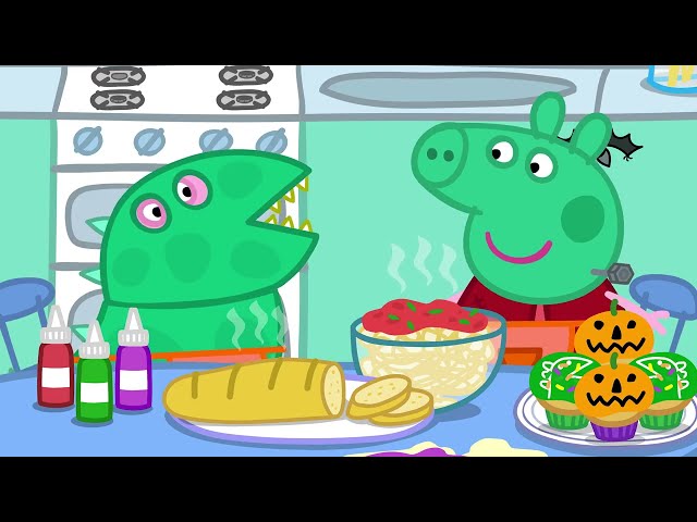 Peppa Pigs Halloween Food Feast 🎃 Peppa Pig Asia 🐽 Peppa Pig English Episodes
