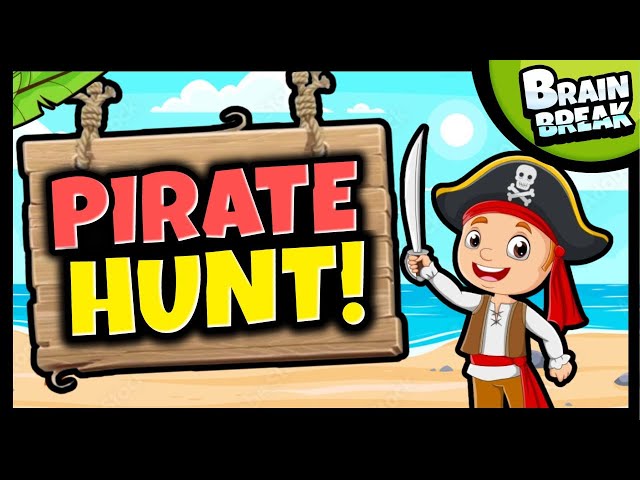 Going on a Pirate Hunt | Brain Break | Bear Hunt | Brain Breaks for Kids | Danny Go Noodle