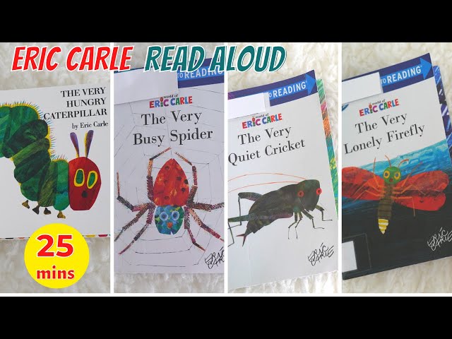 Eric Carle Read Aloud Books Interactive | The Very Hungry Caterpillar, The Very Busy Spider Book