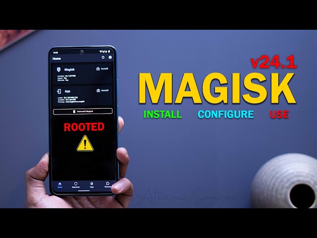 How to configure MAGISK 24.1 | How to use MAGISK 24.1 | MAGISK v24.1