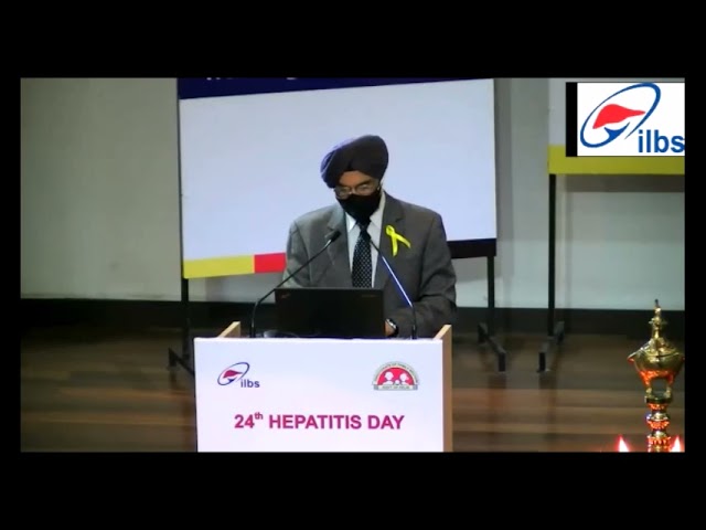 Shri Bhupinder S Bhalla on the occasion of 24th Hepatitis day at ILBS
