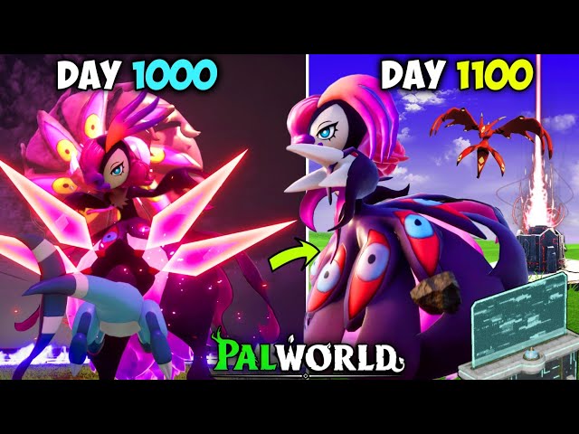 I Survived 1100 Days In palworld In Hindi || New Pokemon Game 2024 🥵 Part 11 #palworld