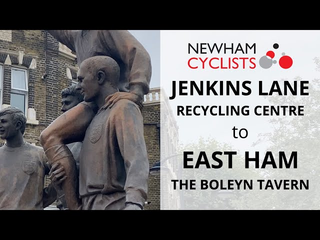 Cycling from Jenkins Lane RRC to East Ham, London, London