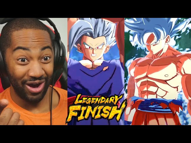 Anime Fan Reacts to Dragon Ball Legends (Legendary Finishes Part 1)