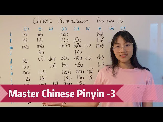 Chinese Pinyin Practice | Pronunciation Drill 3