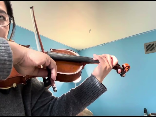 Violin 2, Tchaikovsky symphony no.5, 4th movement, mm. 504-546, slow tempo with metronome