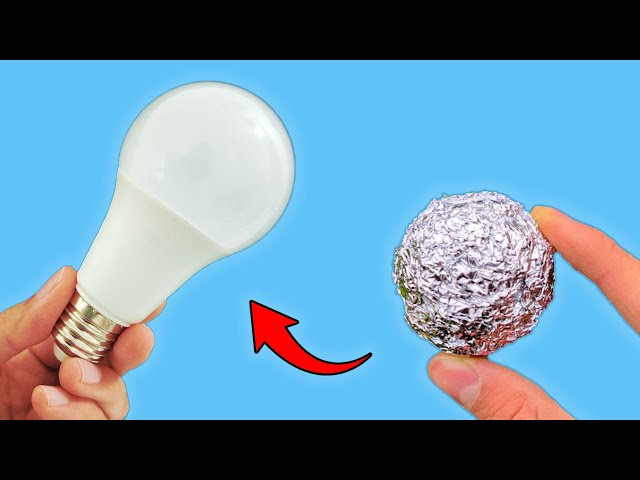 Just Use a Common Aluminum and Fix All the LED Lamps in Your Home! How to Repair LED Bulbs!