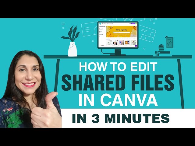 #Canva #LearnCanva How to Edit Shared Files in Canva
