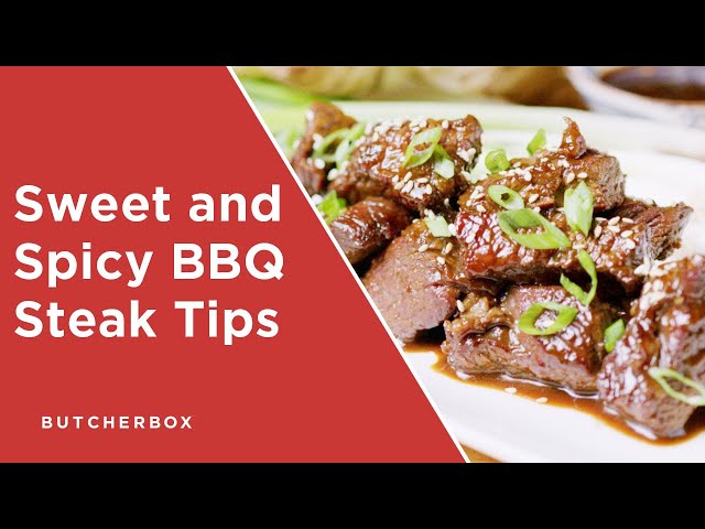 Marinated Steak Tips - Korean Barbecue-Style
