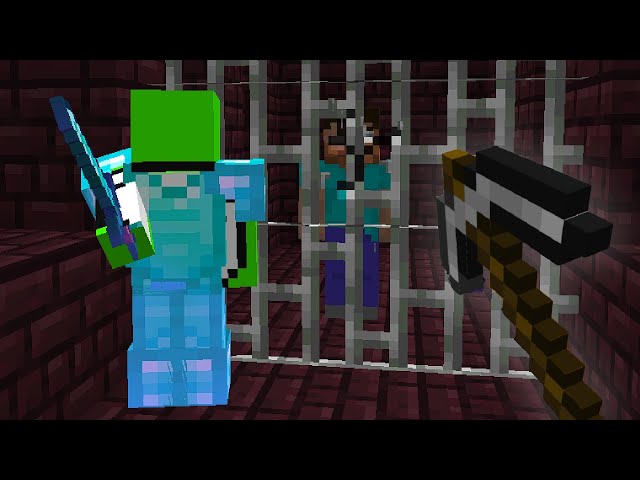 Saving Minecraft HEROBRINE from DREAM's Prison...