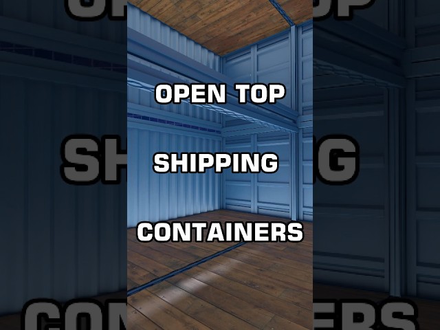 Use Open Top Shipping Containers For Your Container Mod!  #diy #construction #container