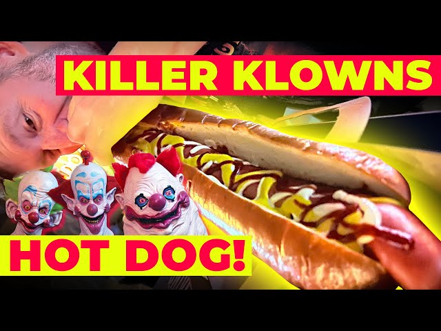 I Ate All 22" of the Killer Klowns Hot Dog at HHN