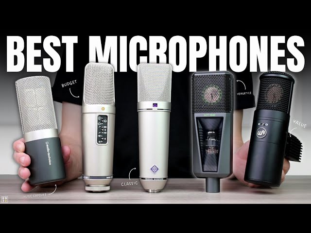 BEST MICROPHONES FOR VOCALS (2023) - Neumann, Rode, Lewitt, Warm Audio, Shure & Audio Technica
