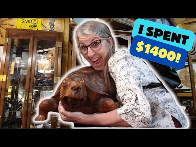 I SPENT $1400 AT THE ANTIQUE MALL Thrift With Me in Las Vegas