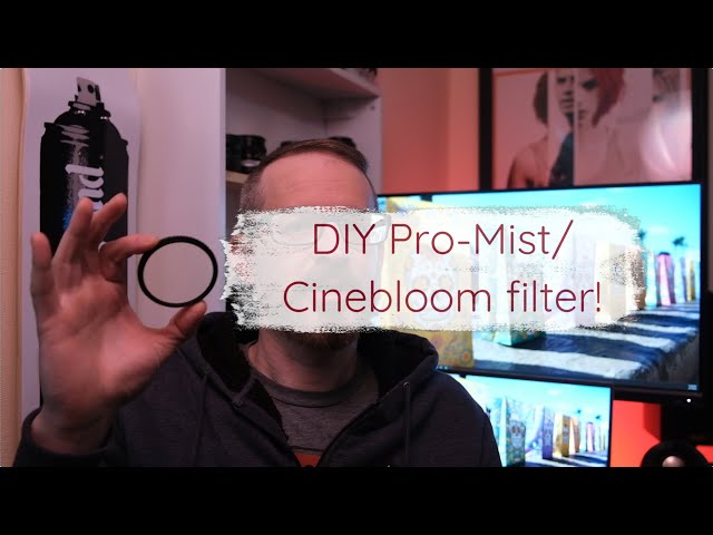 Simple and cheap DIY "Cinebloom" / "Pro-Mist" filter!