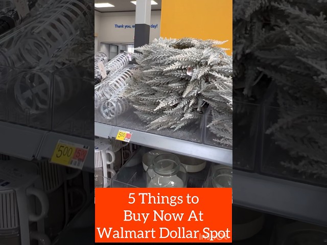 5 Decor Items Worth the Price at Walmart Dollar Spot #shorts