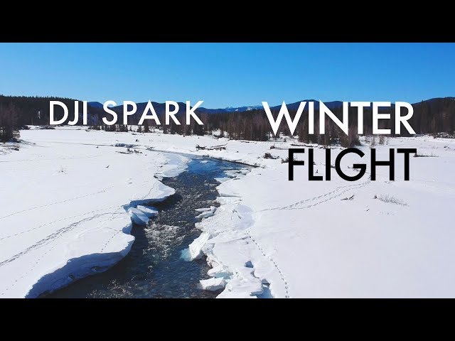 DJI Spark Winter Flight
