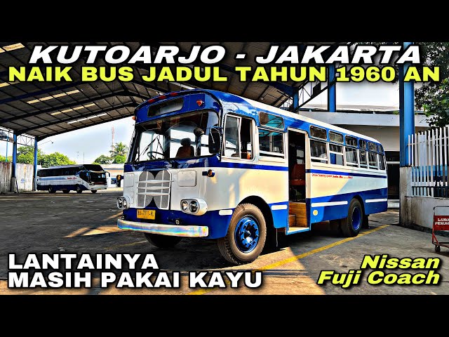 Lantainya Masih Pakai Kayu 😱 Naik Bus Jadul Tahun 1960 an ❗️| trip SUMBER ALAM - Nissan Fuji Coach